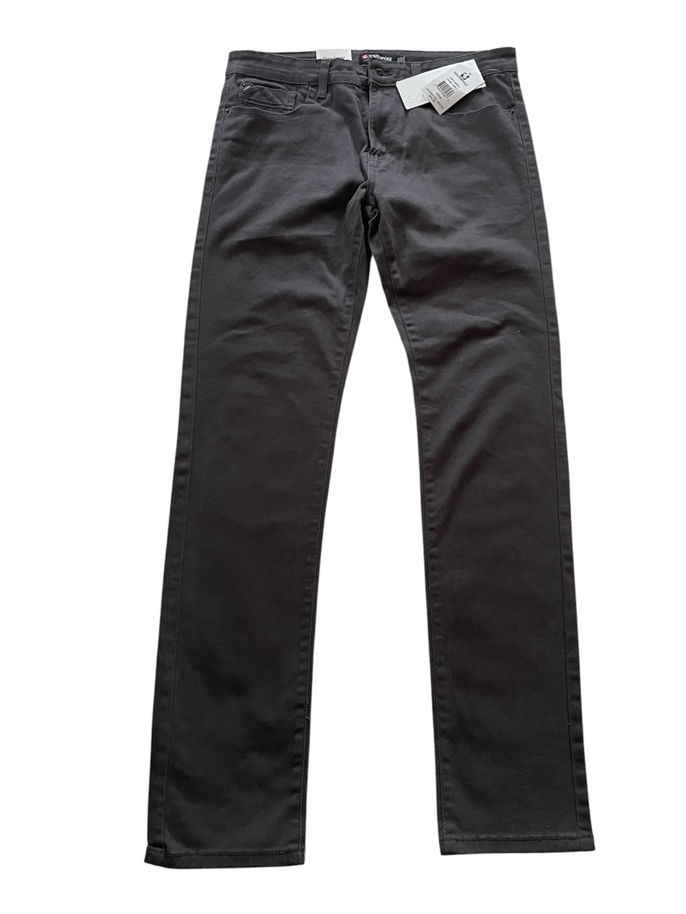 South Pole Men's Slim Straight Jeans in Charcoal